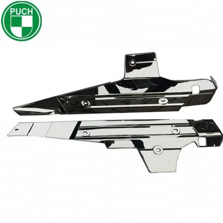 Kettenschutz Seitenschutz Paar Puch Maxi S chrom Imitation